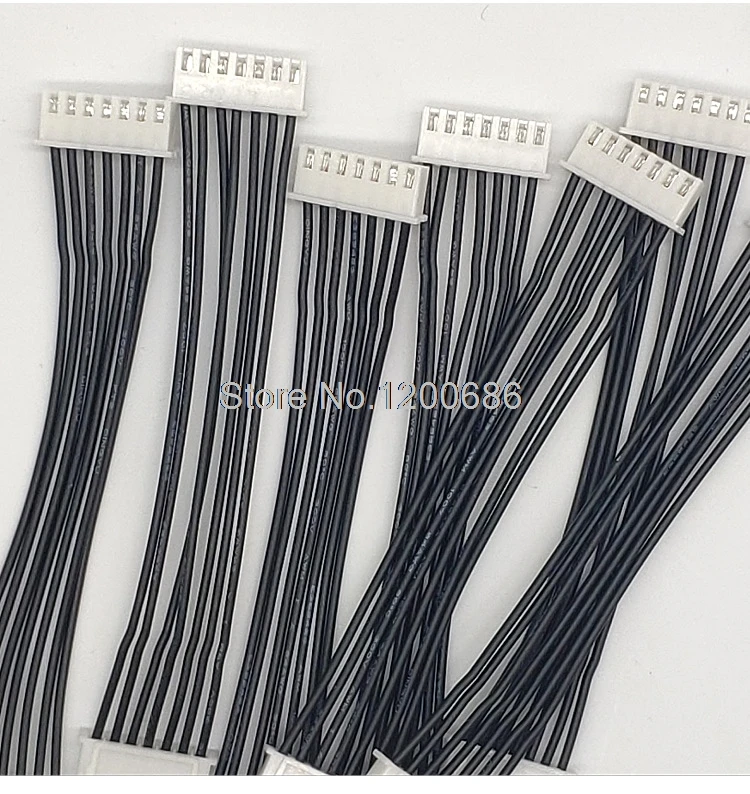 

10CM 24 AWG XH2.54 XH 2.54MM 2.54 2P/3P/4P/5P/6 Pin Female & Female Double Connector with Flat Cable 1007