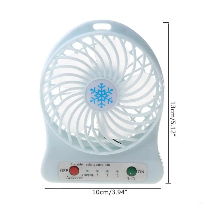Bateria USB Dual Final Fore Furil Fan com ventilador luz forte N58D