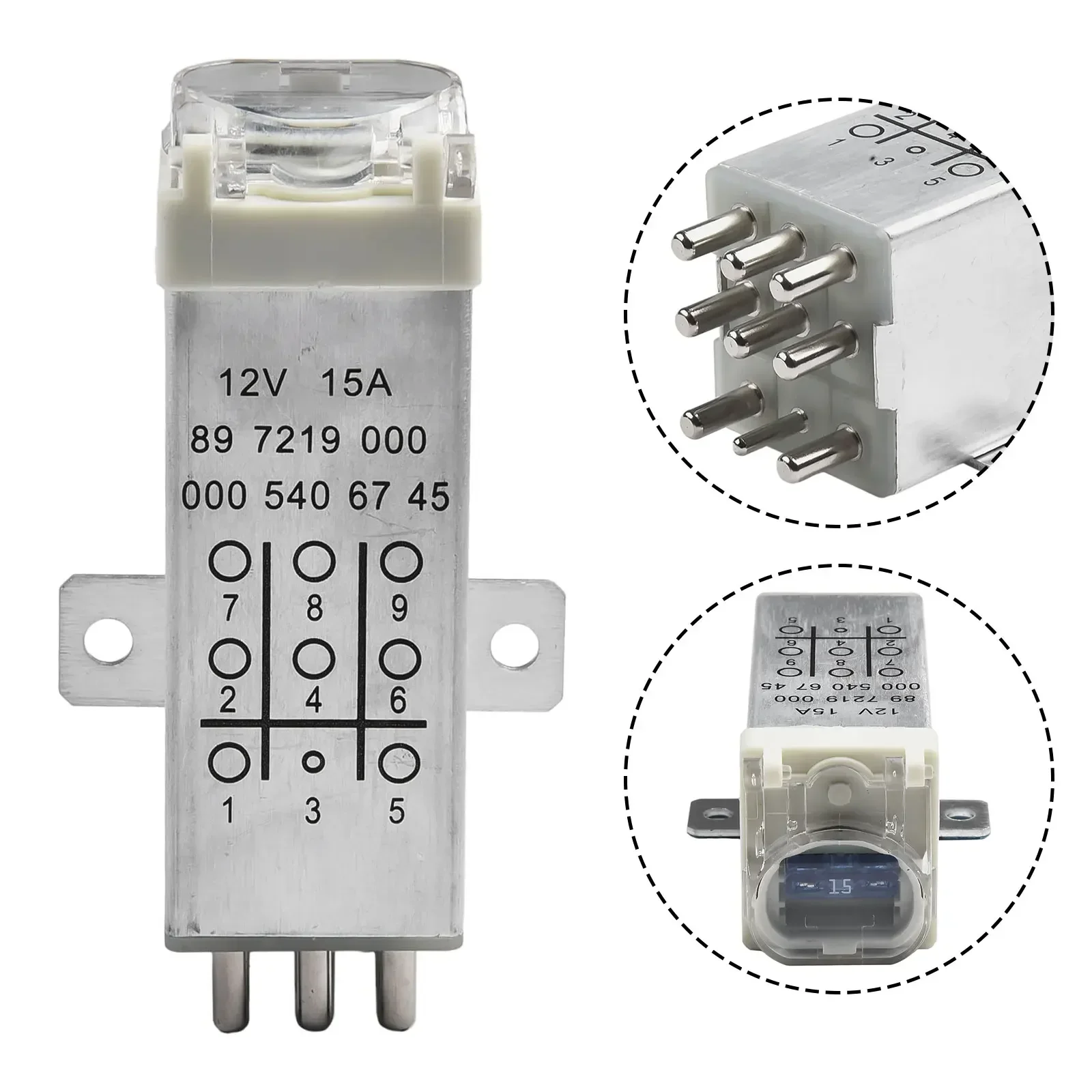 Overload Protection Relay For Mercedes W124 W202 300E 300CE 0005406745 Overload Protection Relay Car Accessories