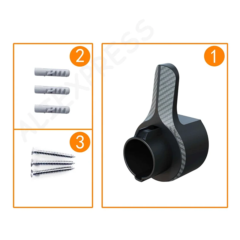 NewEV Supporto per caricabatterie Fondina Dock per veicolo elettrico Tipo 1 J1772 Cavo di ricarica Protezione extra Wallbox leader