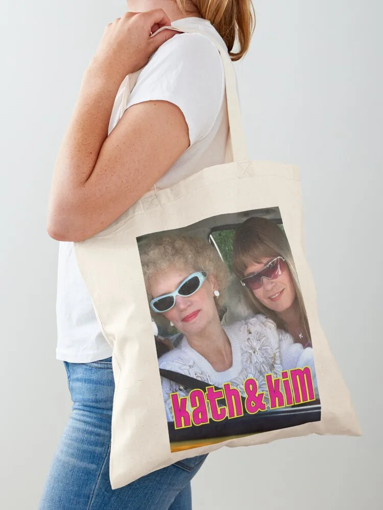 

Kath and Kim _ Tote Bag supermarket folding bag Shopper handbag female bag Women's shopping