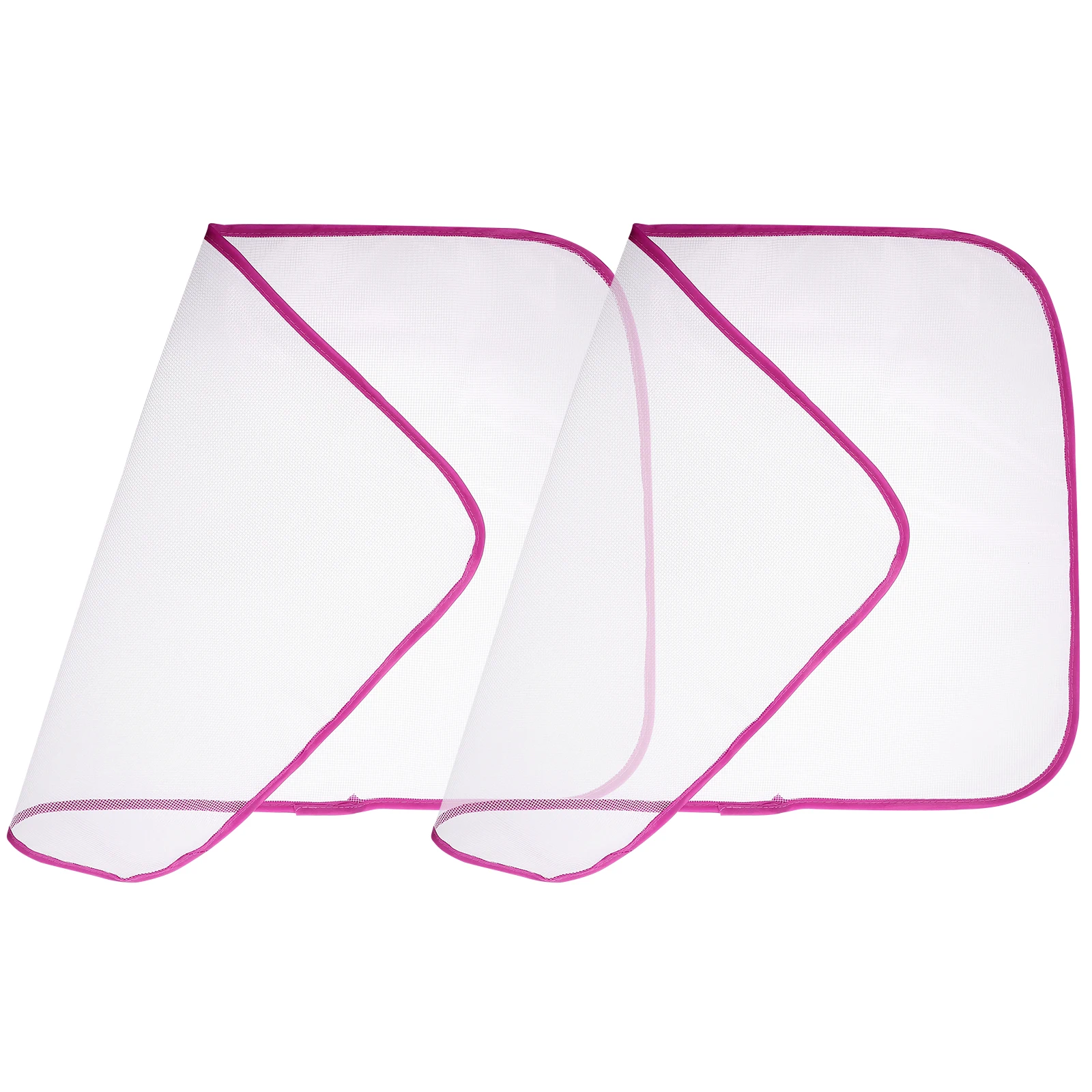 

2pcs Ironing Cloth 40x60cm Heat-resistant Protective Ironing Pad Pad Lightweight Foldable Steam Pressing Mat Iron Board Cover