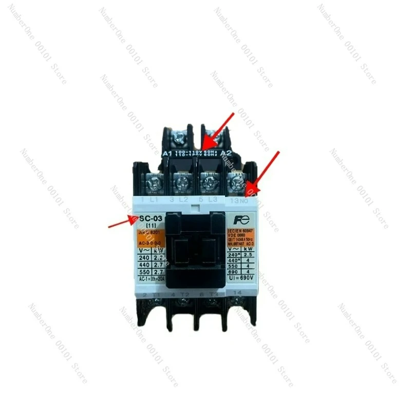 

New for Fuji AC Contactors SC - 03/0/4 - 0/4-1/05/5-1 -N1 N2 N3 N4