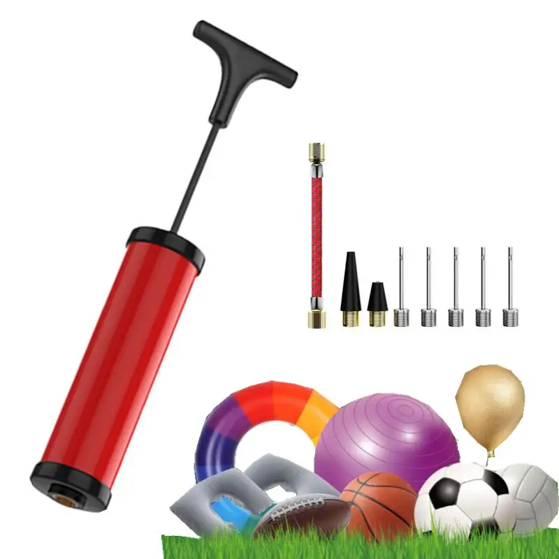 Portable Multifunctional Basketball Gas Needle Small Basketball Soccer Pump Swimming Beach Ball Inflatable Ball Gas Needle