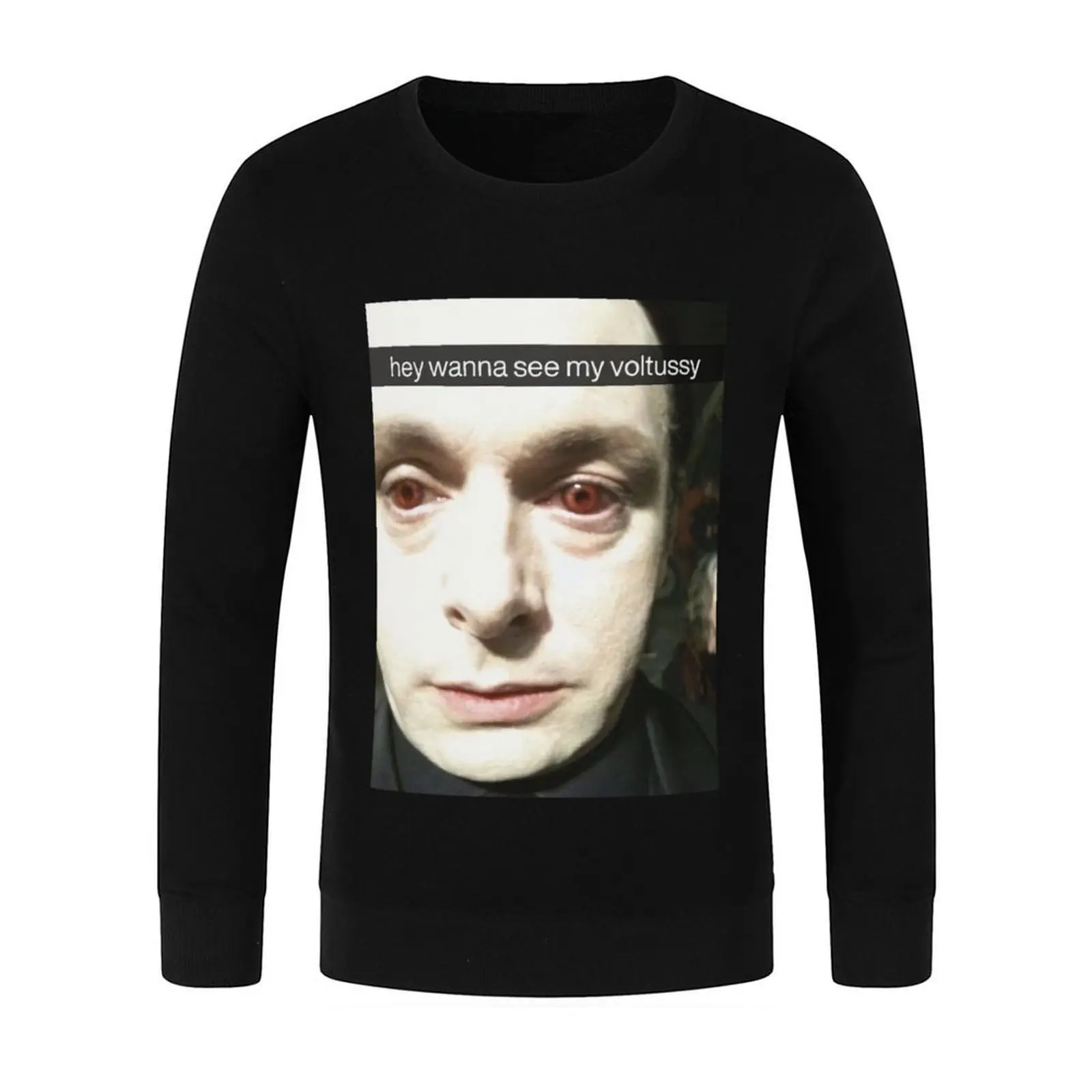 Wanna See My Voltussy - Funny Twilight Pullover tracksuit men men's autumn clothes men's sweat-shirt set men clothes pullover