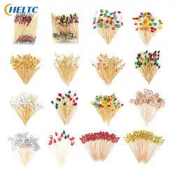 50/100Pc/Lot Star Disposable Bamboo Skewers Food Cocktail Picks Buffet Fruit Cupcake Fork Sticks Party Table Decoration Supplies