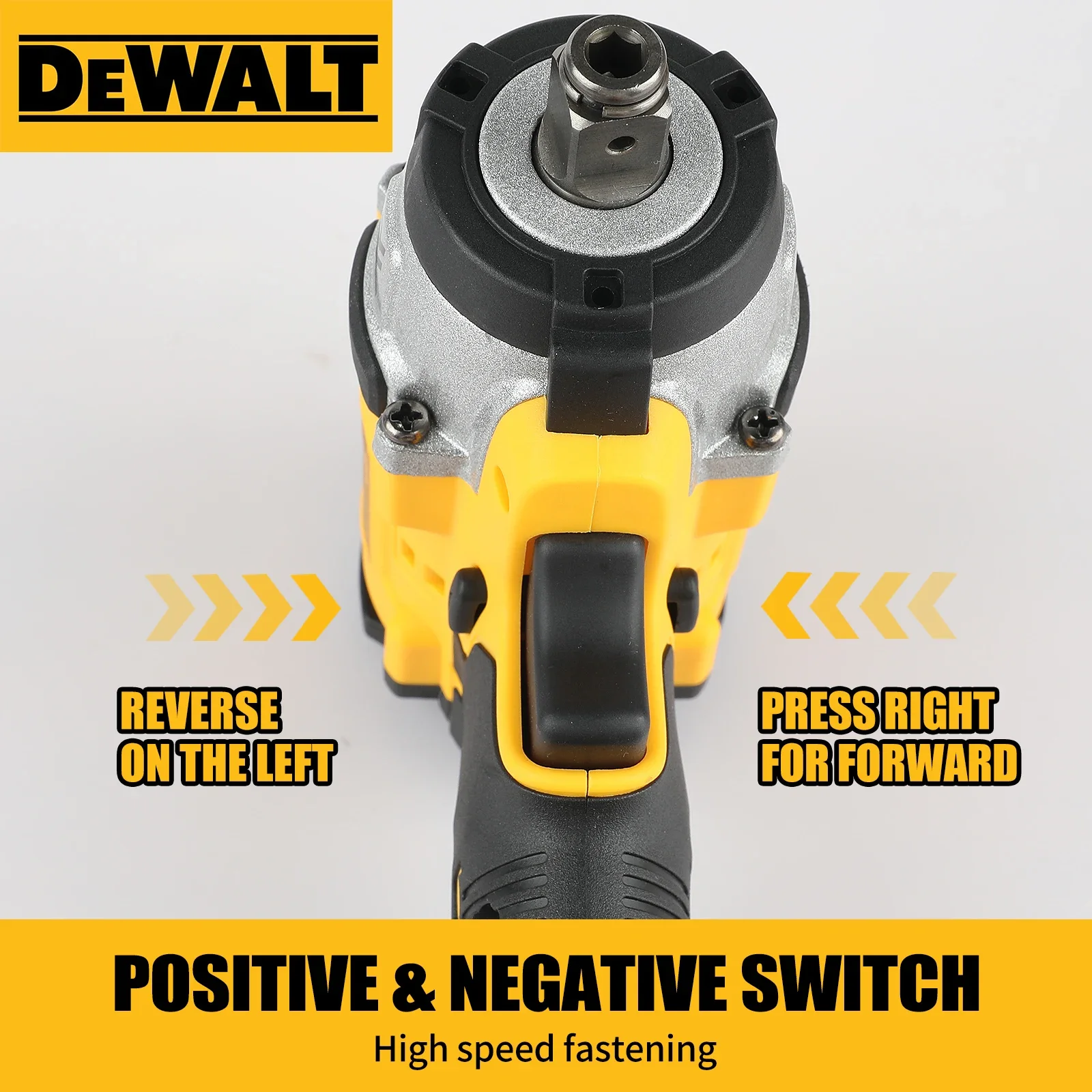 DEWALT DCF922 ATOMIC 20V 1/2 in.Cordless Impact Wrench:Variable Speed,Detent Pin Anvil The Ultimate Bare Tool for Precision Work