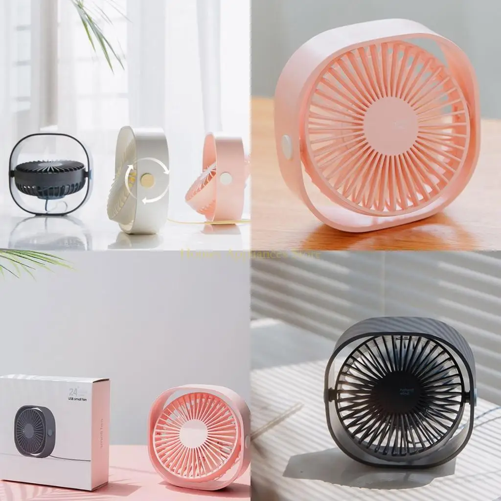 

D0AB Portable Mini USB Cooling Fan Mini Desk Fan for Home Office Quiet Operation