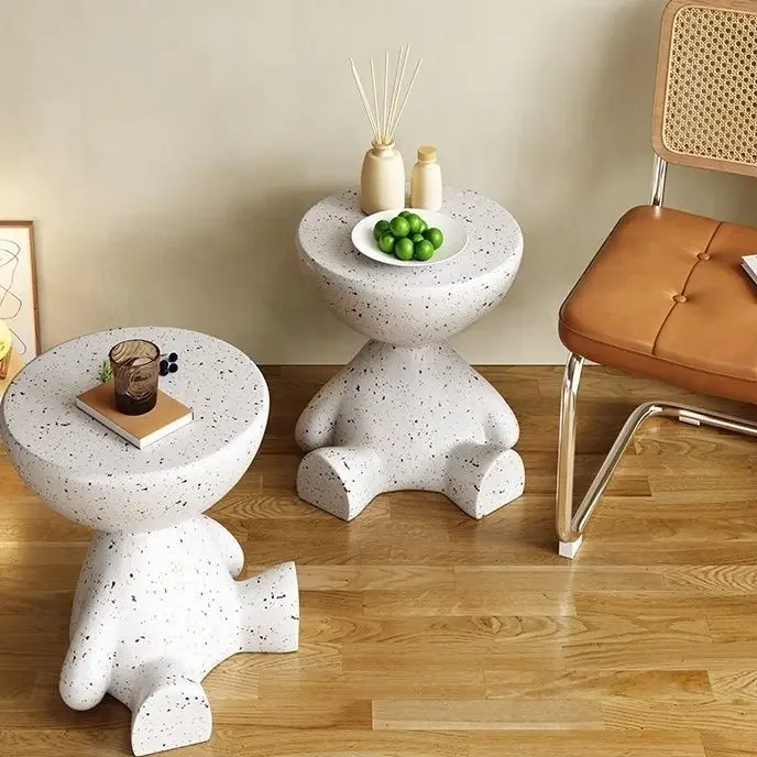 

Creative Minimalist Plastic Coffee Table Side Living Room Household Stool Corner Table Lying Sofa Side Corner Table