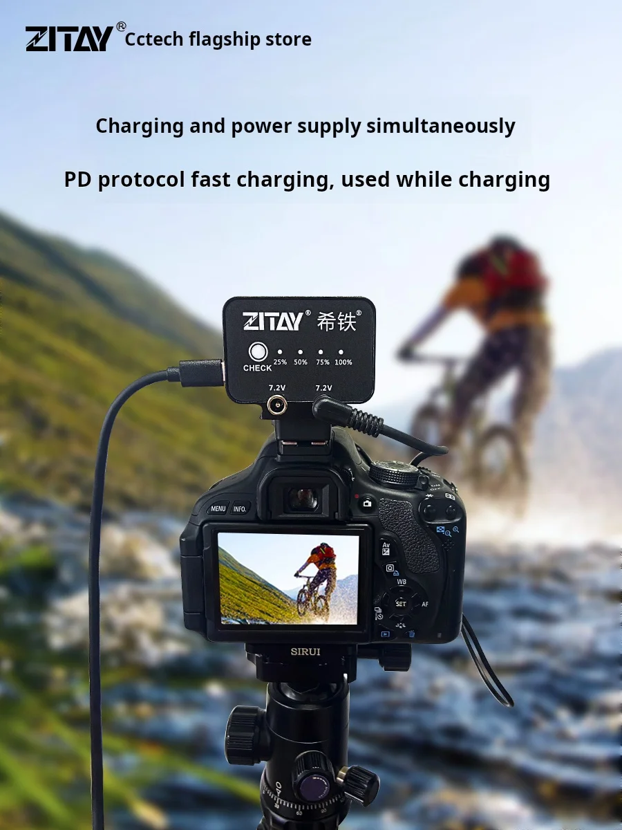 ZITAY LP-E17 External External Battery for Canon M3 M5 M6 Second Generation Micro Single Camera Mobile Power Supply 10200mah