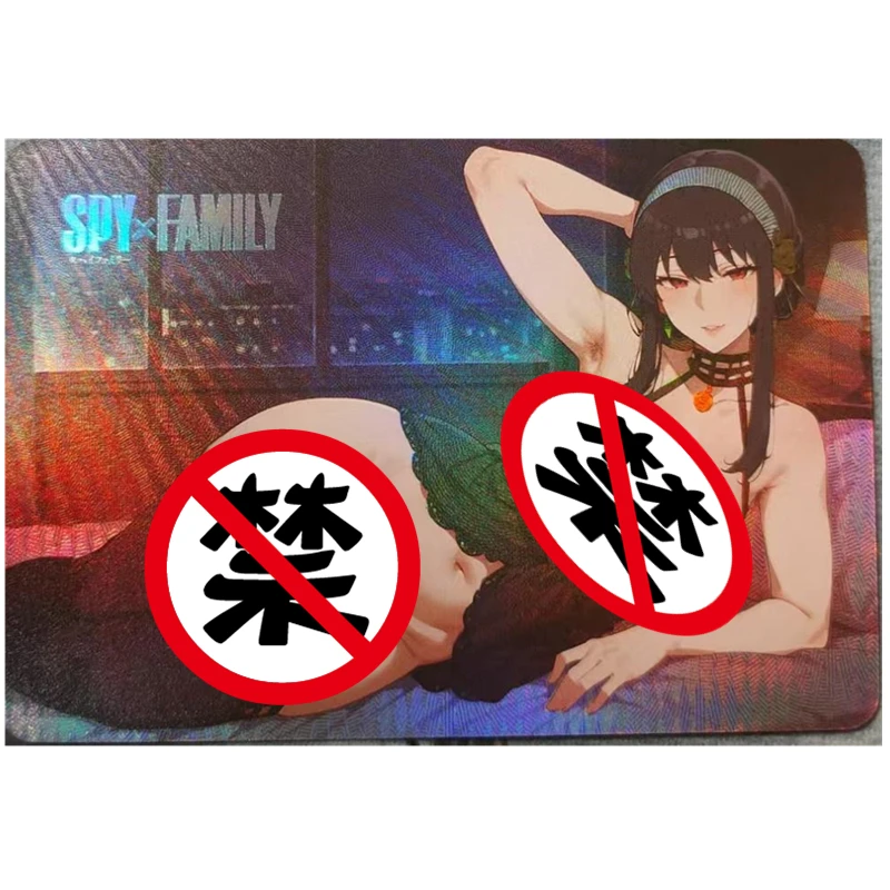 

1 шт./компл., сделай сам, скрытая аниме-карта SPY×FAMILY Series Yor Forger ACG, сексуальная телесная карта, игрушка в подарок, игра, домашняя коллекционная карта комиксов в стиле аниме