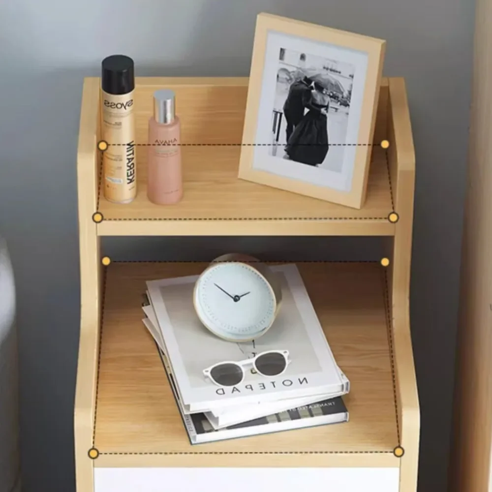 Bedside Table Bedroom Small-scale Simple Storage Rack High-capacity Modern Simple Storage Cabinet Multi Layer Storage Lockers