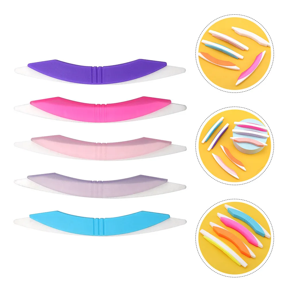 

5Pcs Nail Files Curved Nail Buffer Double Ended Manicure Tool Pedicure File Polish Guide Suitable for Acrylic and Natural Nails