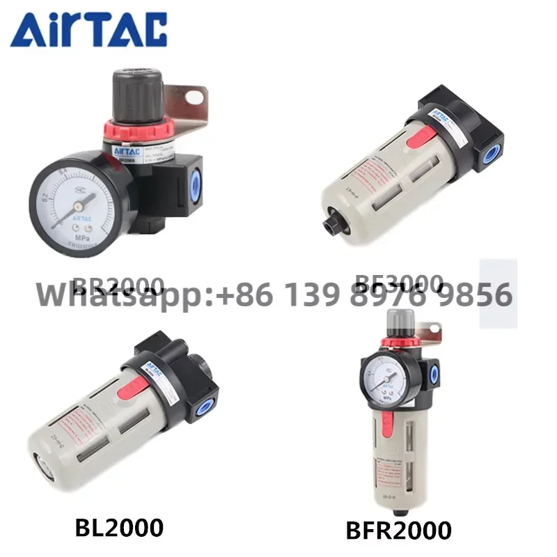 

Original Airtac BL3000 BL4000 BL2000 FRL AIR SOURCE TREATMENT UNIT BL SERIES LUBRICATOR REGULATOR FILTER F.R.L COOMBINATION