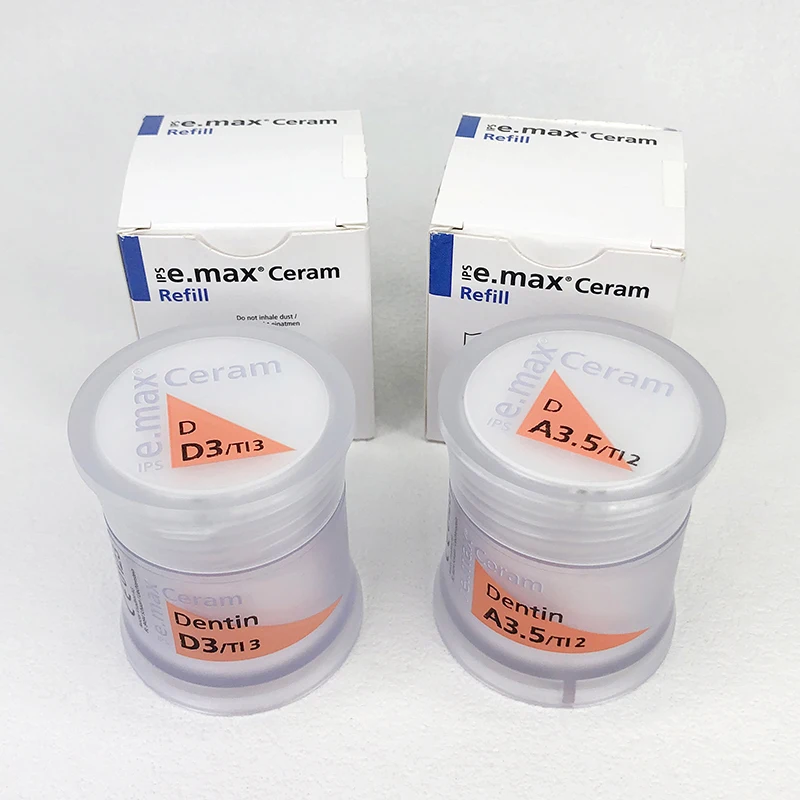 

Dental Dentistry Ivoclar IPS e.max Ceram Dentin 20g Dental Porcelain Ceramic Powder Bleach BL1 BL2 BL3 BL4 Dentistry Materials