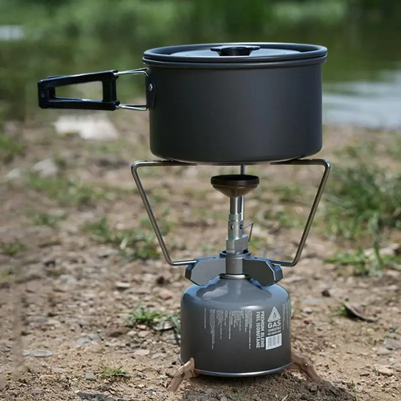 Canister Stabilizer with Magnetic Can Stand Tank Bracket Holder For Outdoor Camping Picnic Cooking Backpacking Travel