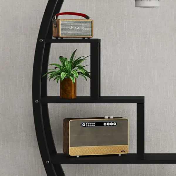 حامل نباتي داخلي وخارجي، عبوتان من 5 طبقات رف نباتات معدني شديد التحمل، حامل نباتات طويل 56 بوصة مع شماعة نباتات