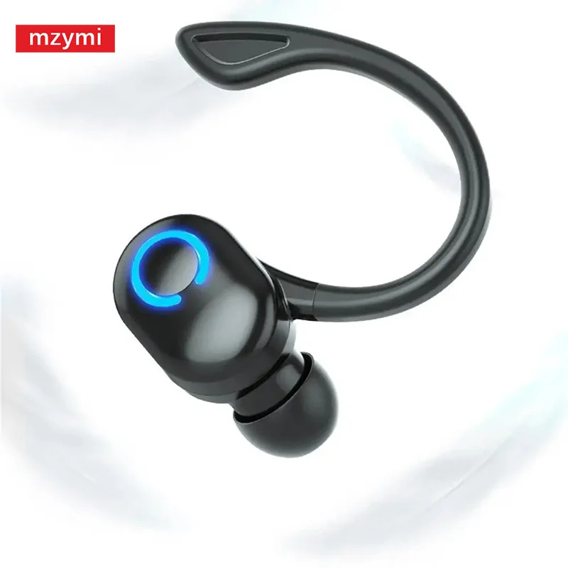 mzymi W6 Wireless Bluetooth5.2 Earphone Single Ear Portable In-Ear Headphone HiFi Stereo Sound Sport Running Headset For XIAOMI