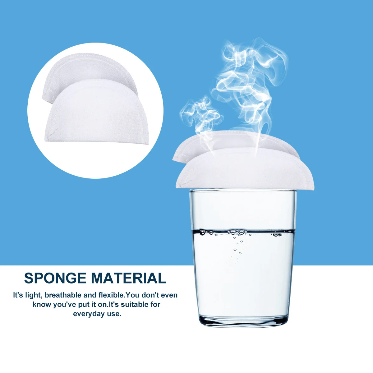 

Adhesive Shoulder Push Up Pads for Women 1 Pair Comfortable Sponge Inserts Enhancer for Blouses Suits and Everyday Wear