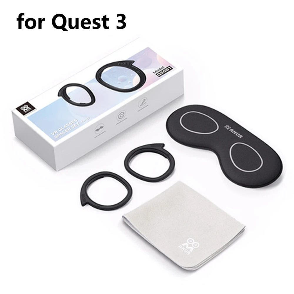 

Anti Scratch Ring + Lens Cover for Oculus Quest 3 Lens Protection Eyeglass Frame VR Glass Protective Cap Dust Covers Accessories