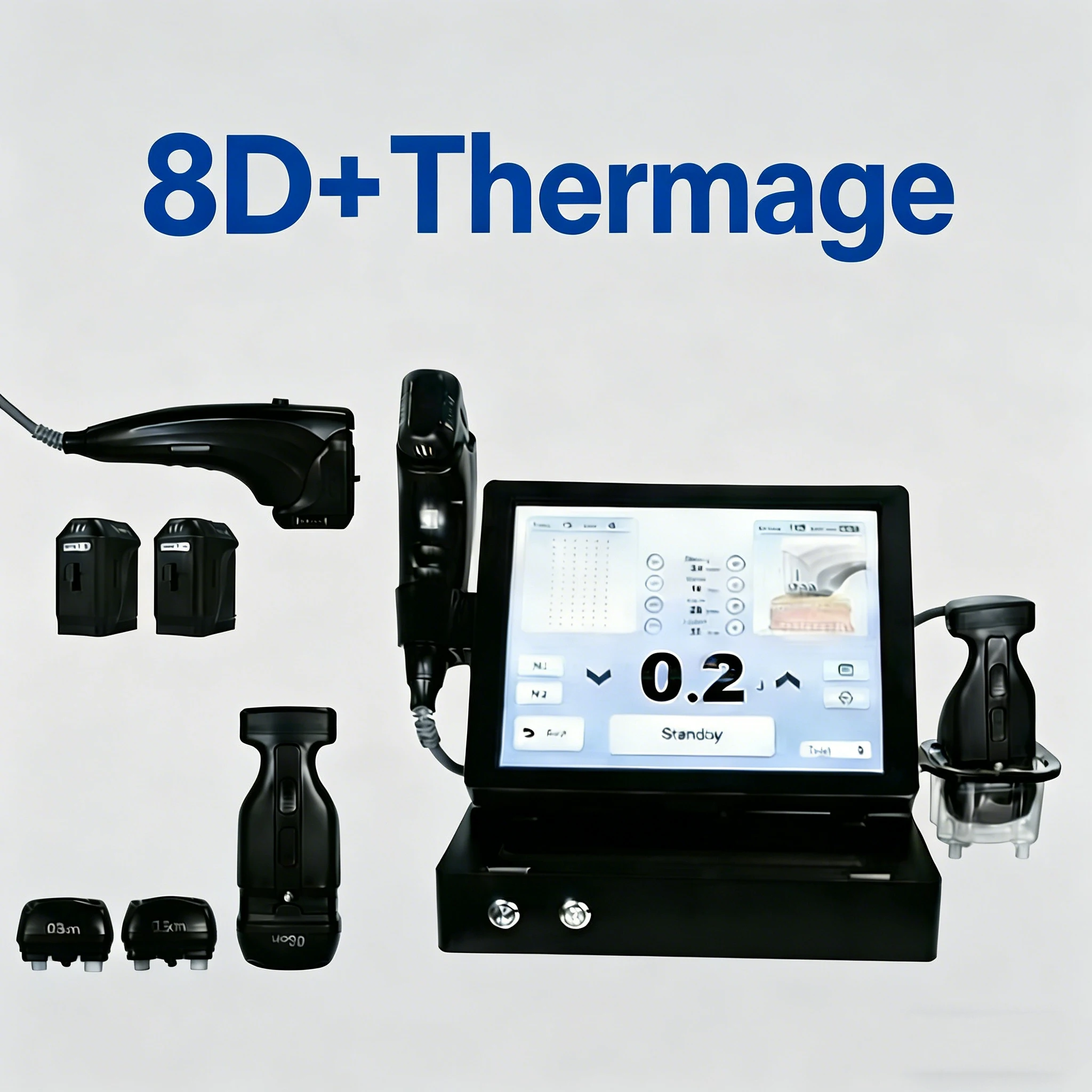 8D Hot Standing Plastic Multifunctional Shaping Shape, Compact  Contour, Fade Fine Lines, Commercial Use