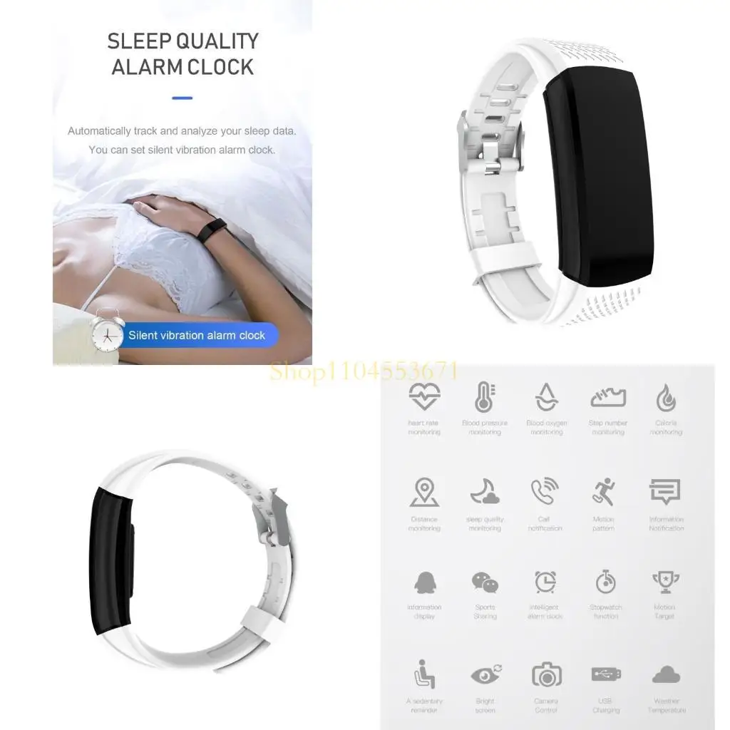 

Best Seller Wristband with Sport Mode Step Counting Incoming Call Message Notification Sedentary Reminder Weather Information