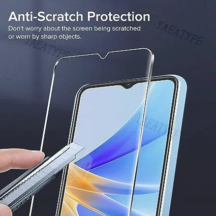 3PCS Tempered Glass For OPPO A78 4G 6.43