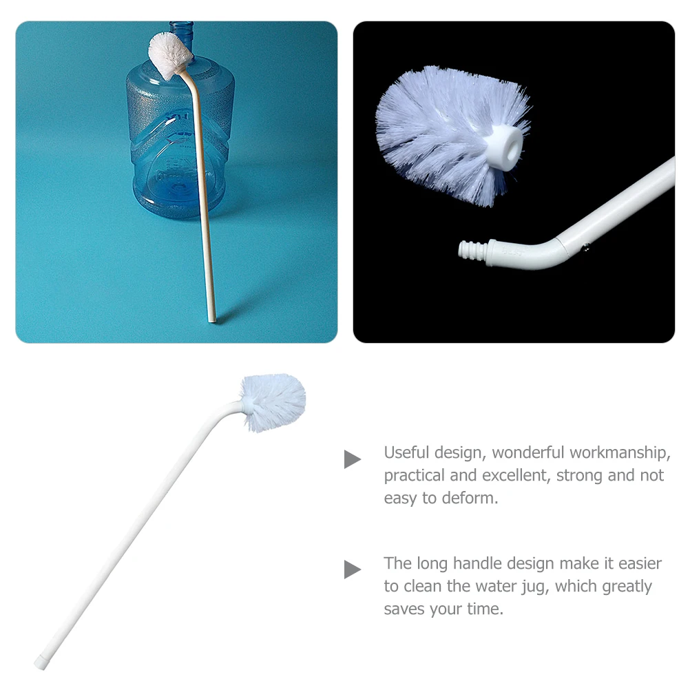 

Bucket Cleaning Water Bucket Brush Water Extra Long Bottle Brush Jug Long H Spherical Head Plastic Ball Design Clean Tool