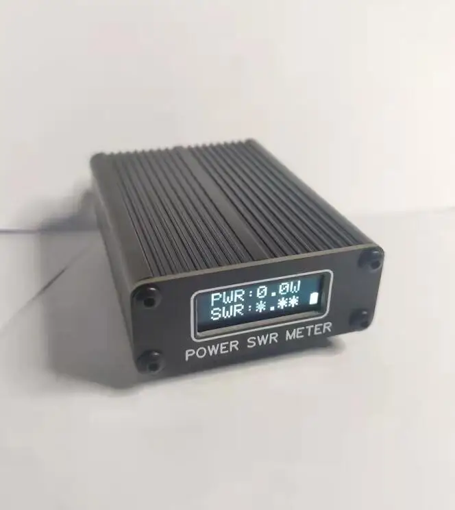 Mini QRP  80W 1.6Mhz-30Mhz SWR HF Short Wave Standing Wave Meter SWR and Power Meter + Battery + OLED + USB Cable