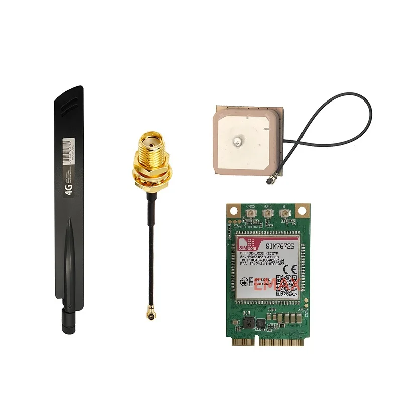 SIMCOM SIM672G-MNGV SIM7672G LTE Cat1 module with Accessories Optional Support GPS  LTE-FDD:B2/B4/B5/B12/B13/B66 for Global