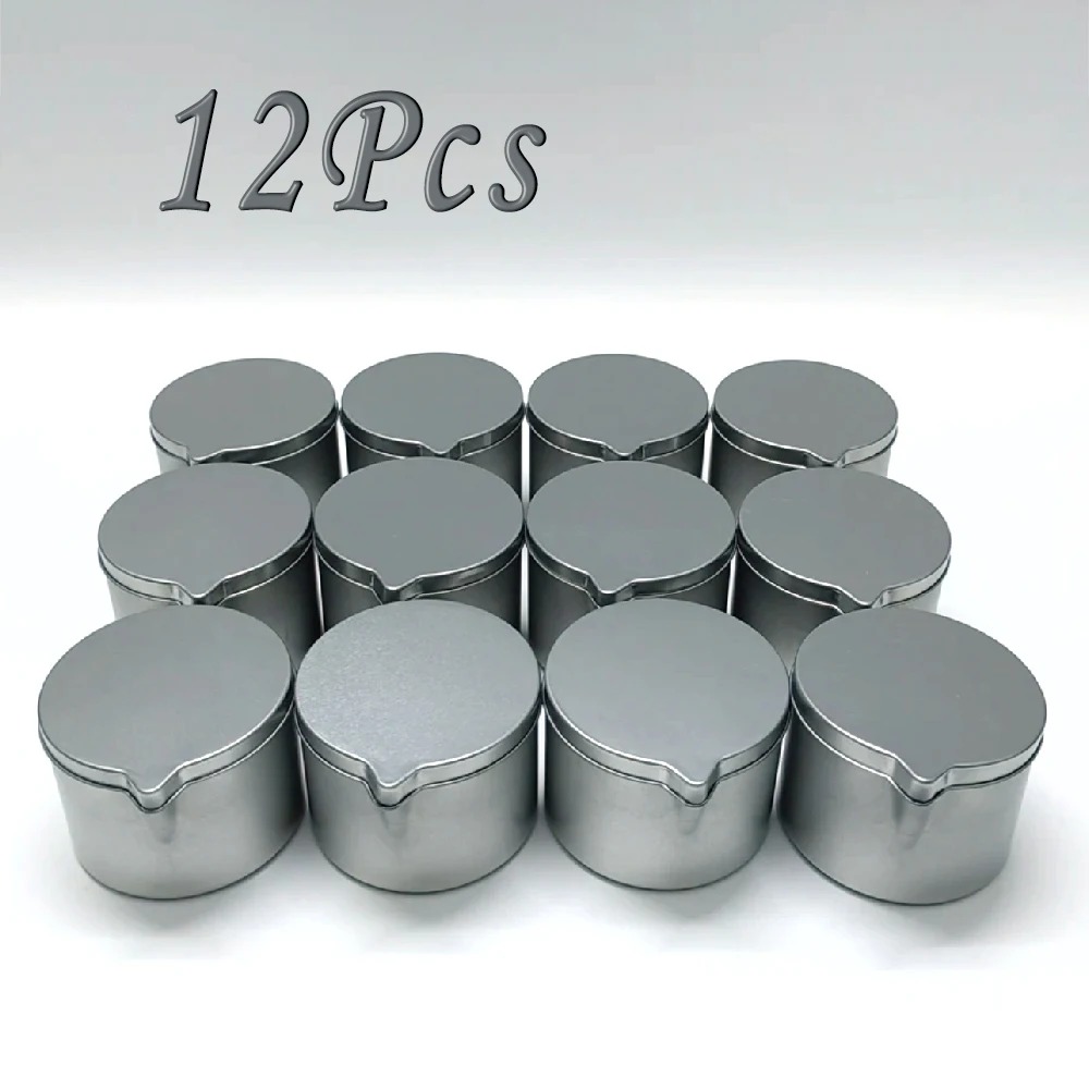 Candle Jar Empty Bulk,Pour Spout Container Tins Empty Storage Box,DIY Aromatherapy Massage Manufacture of Candles Making Jars