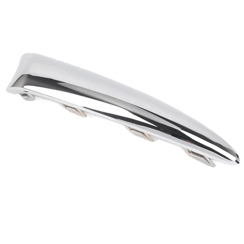 1pc Car Front Bumper Moulding Lounge Left Right Side 735642306 For Fiat 500 16-20 Chrome Front Bumper Upper Grill Moulding Trim