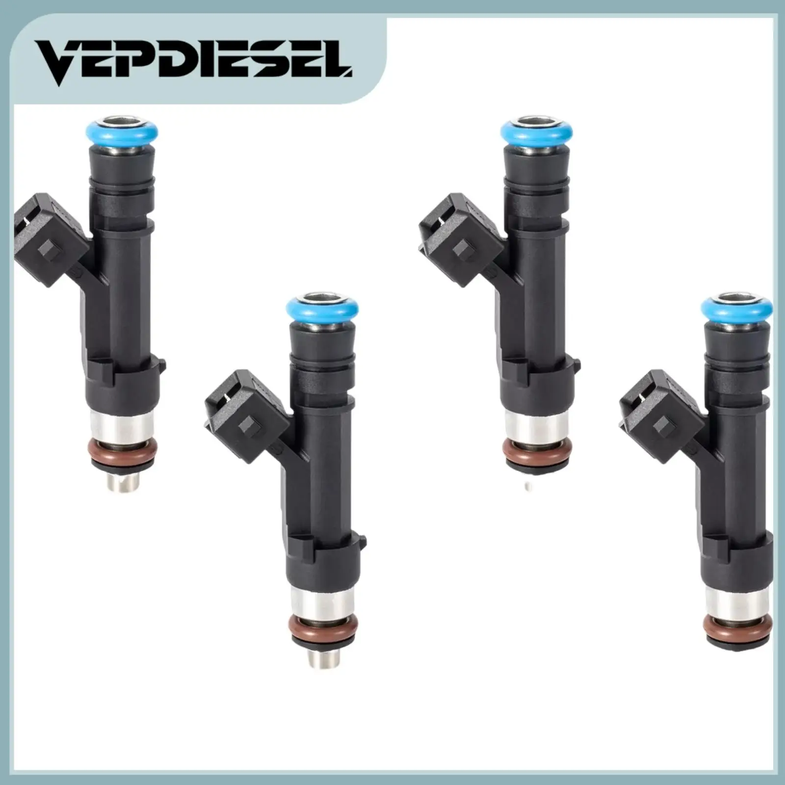 

4 PCS Fuel Injectors W/4 Holes 0280158205 For 2011-2021 Buick Encore Chevrolet Trax Sonic Cruze L4 1.4L Car Engine Replace Parts