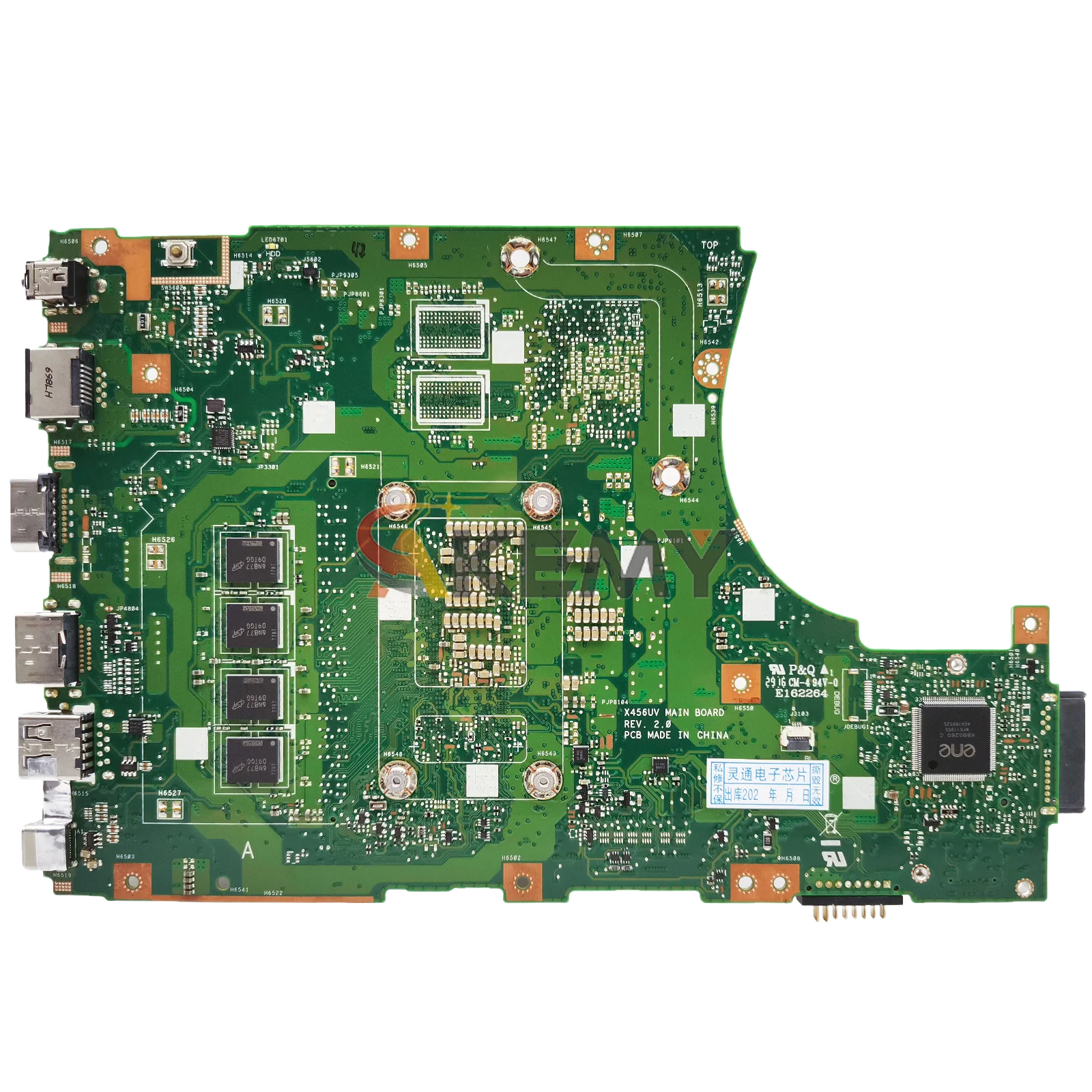 Placa base para ordenador portátil X456UA para ASUS VivoBook X456UVK X456UF R457U F456U X456U X456UB X456UQK A456U con CPU I3 I5 I7