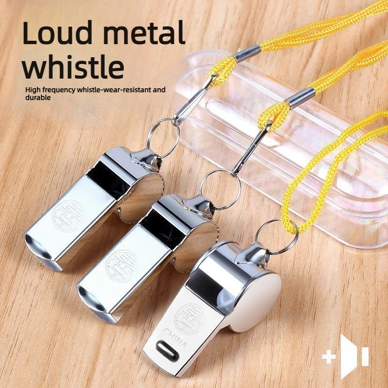 2-20PCS Emergency Survival Whistle Double Tube Super Loud for Camping Hiking Outdoor Rescue Safety Referee Coach Whistle