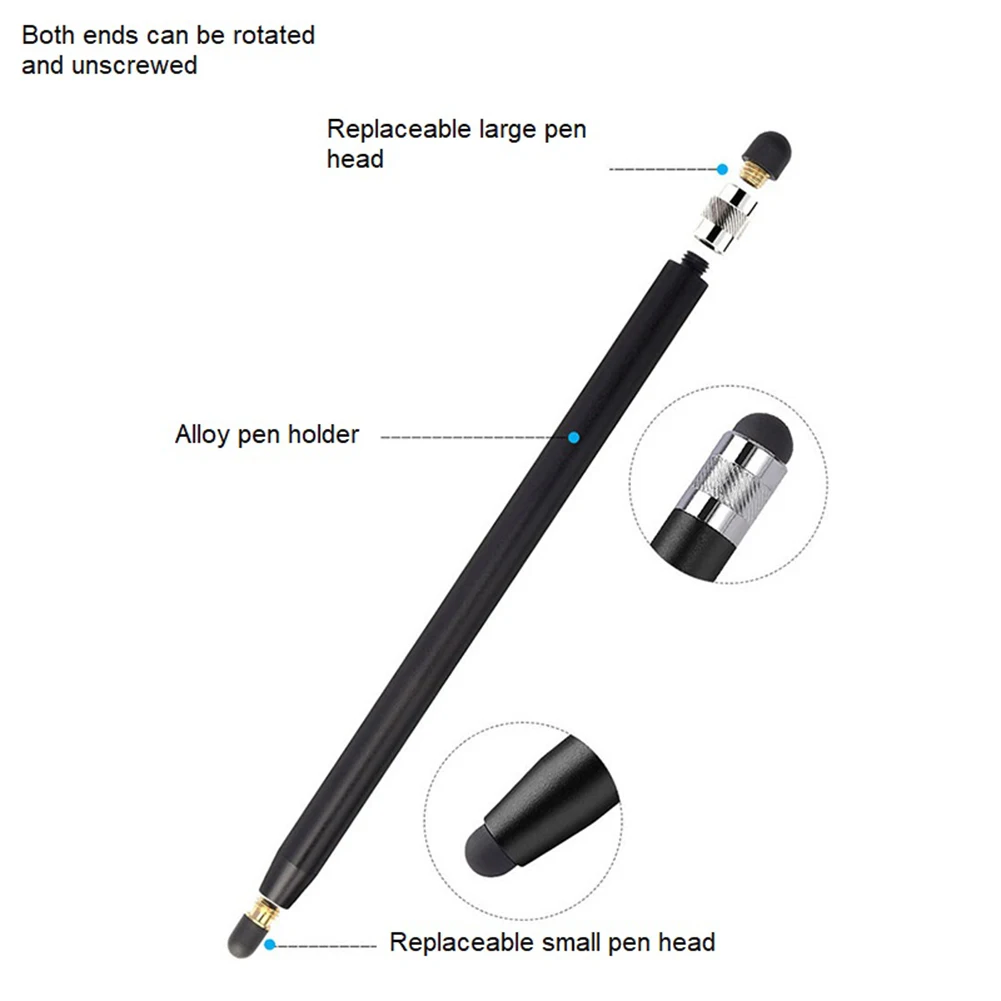 Stylus Pen Thickness Adjustable Touch Screens Stylus Pens Both Ends Workable For Most Capacitive Touch Screens