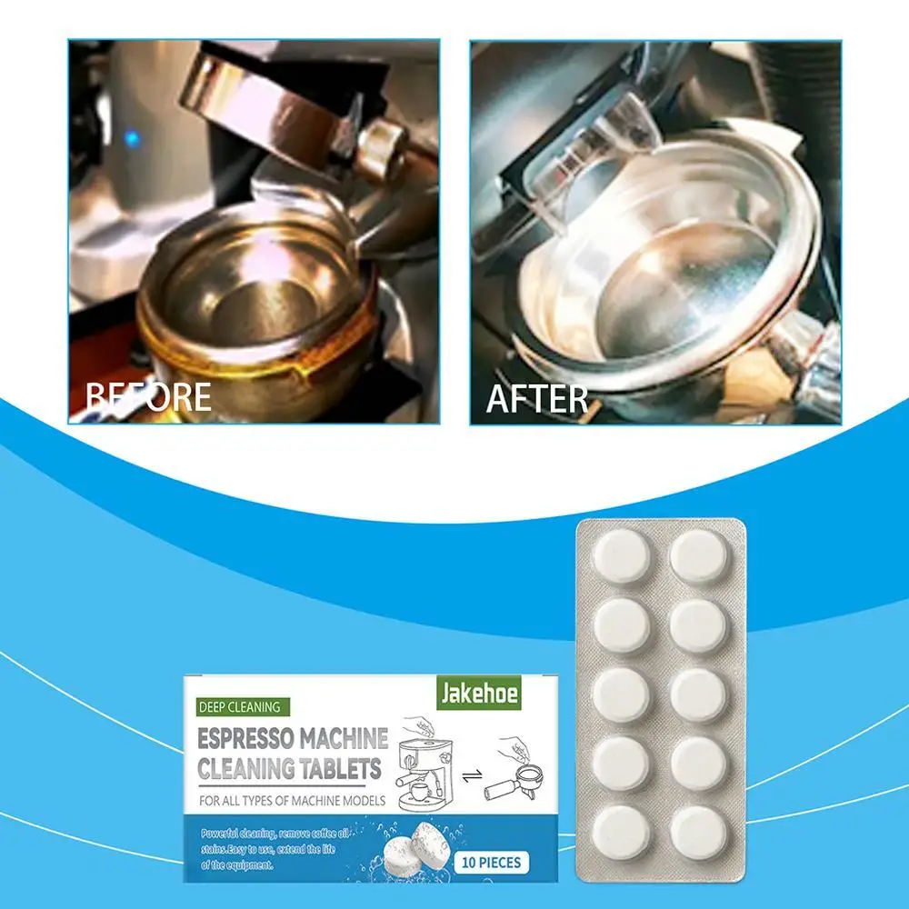 Espresso Machine Cleaning Tablets Descaling-Backflush Oil Remover Solution Cleaner Clean Tablet Coffee Machine Cleanings Parts