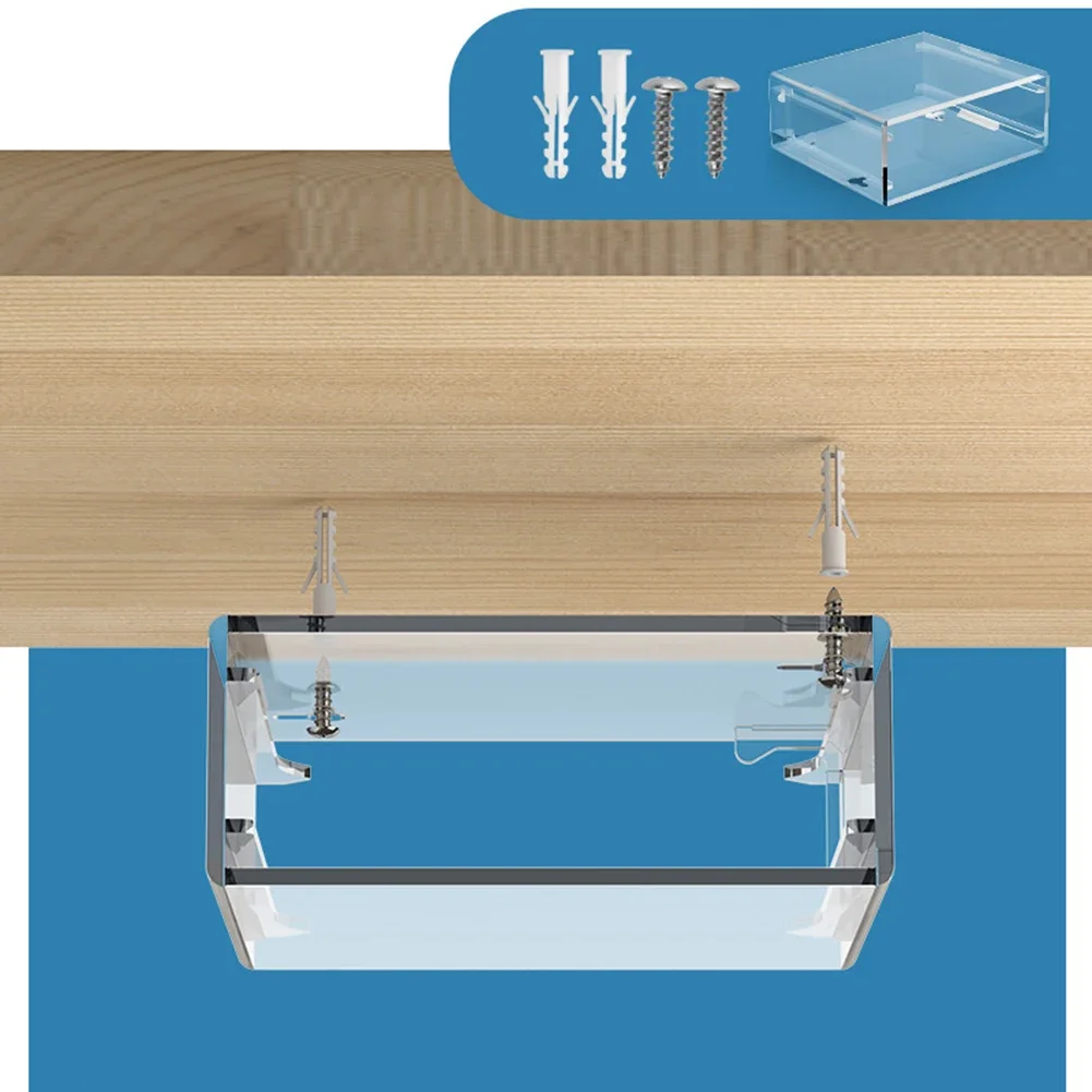 For Mac Mini M4M4Pro 2024 Compatible Acrylic Under Desk Stand Enhances Your Office Setup with Minimalist Style