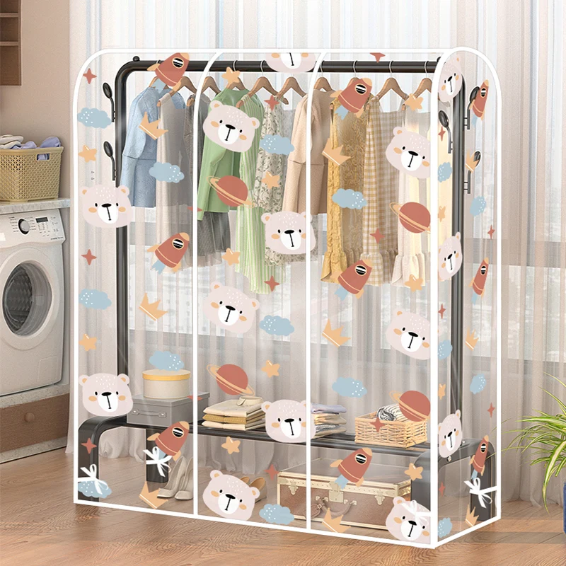 

Dustproof Cover for Dormi Clothes Hanger Free Standing Coat Ra Dormi Clothes Dust Bag New Chinese Sle Universal C...