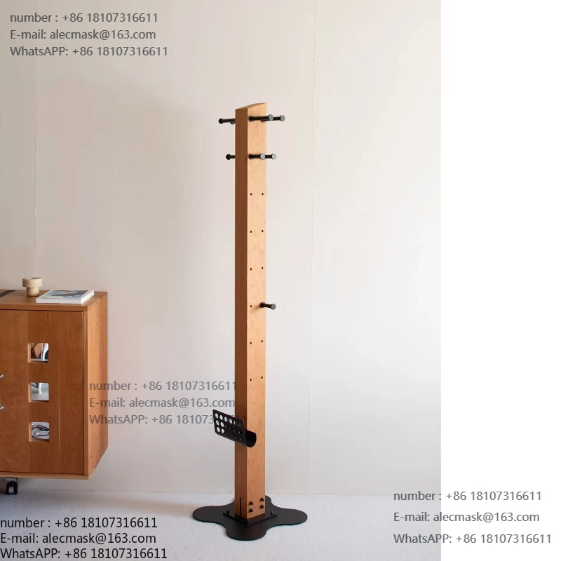 

Growth coat rack, cherry wood tree bracket, children and adults, floor variety