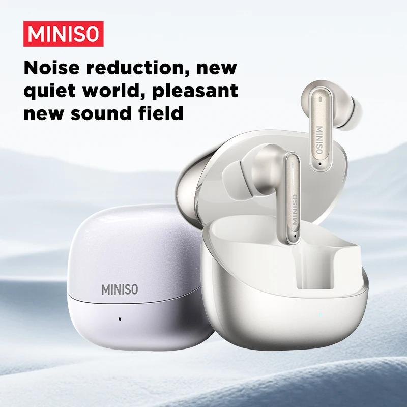 MINISO MS106 Bluetooth Earphones In-Ear Soft AI Translator Earbuds Wireless Headphones With Mic Waterproof IPX5 Airs Pro - view 3