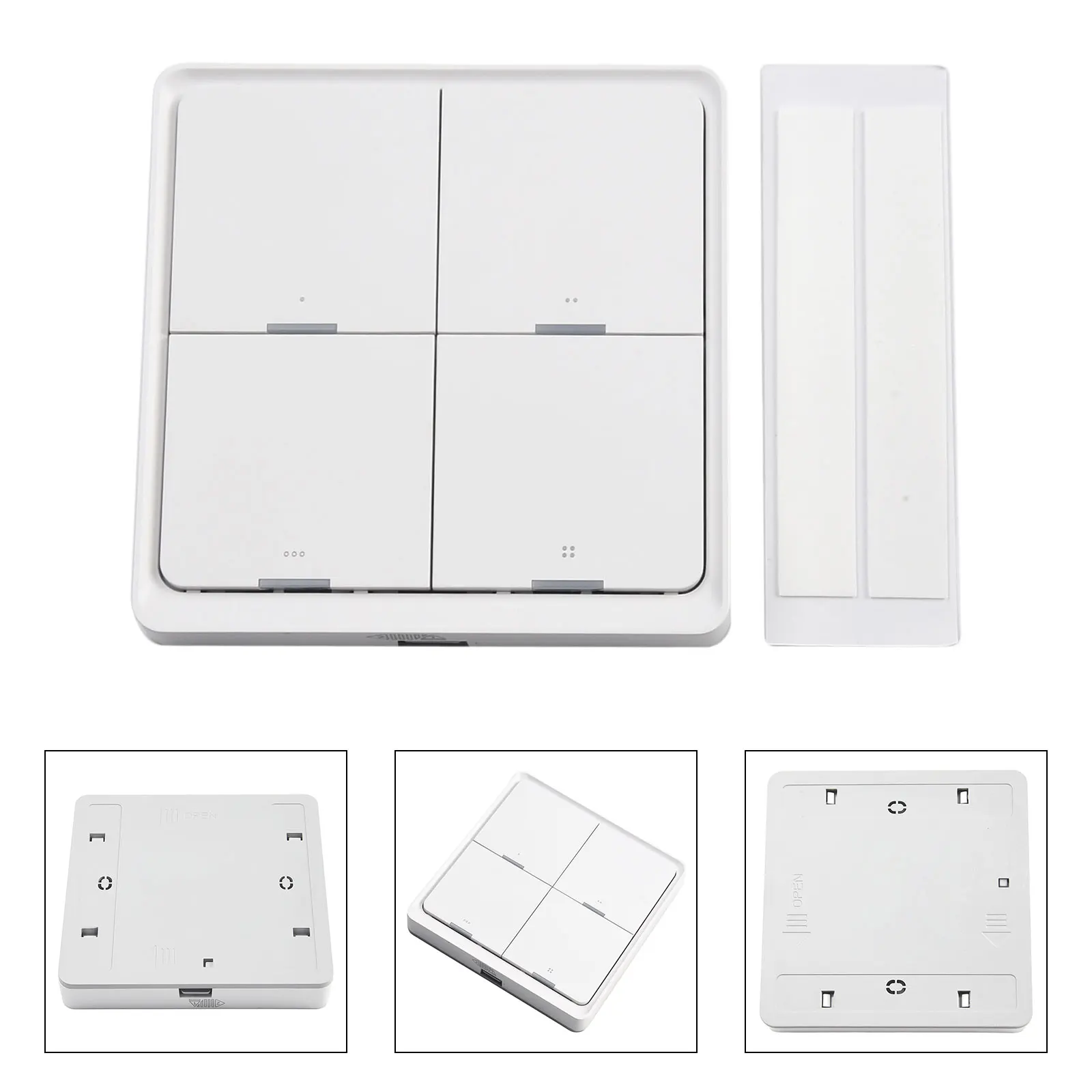 4-button Scene Paste Switch Movies Pasted Wall Quickly Set The Scenes Reading BT 5.0 Mesh Adds Intelligent Life