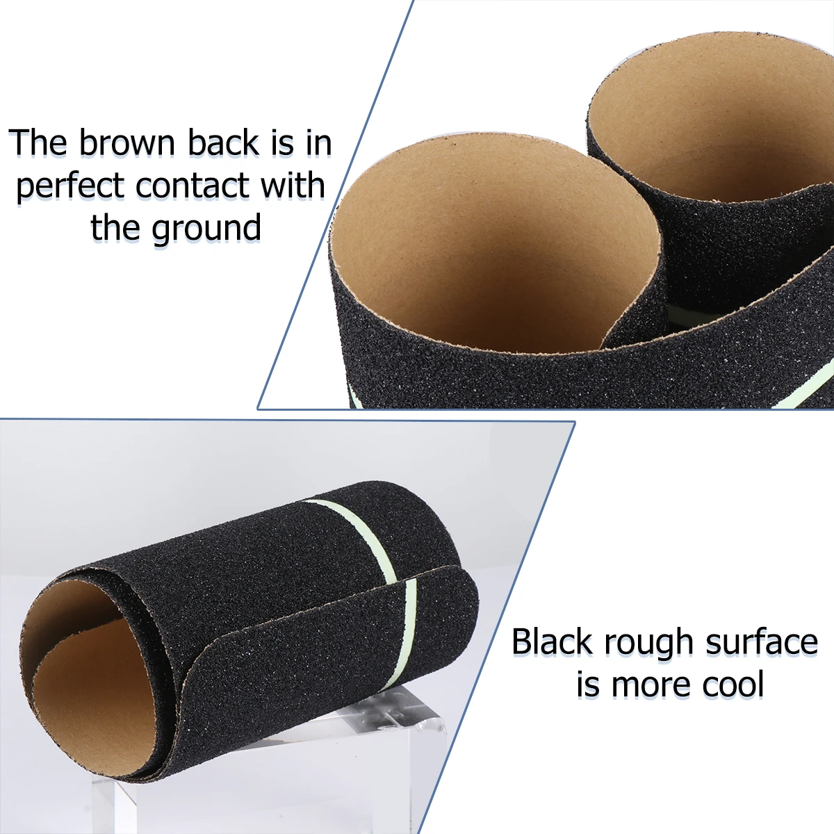 

Non-slip Stickers Wear Resistant Tape Self Abrasive Stripe Frosted Surface Safety Anti-Slip Skid for Steps
