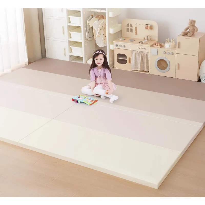 

Baby crawling mat folded and thickened 4cm custom home living room silicone children's