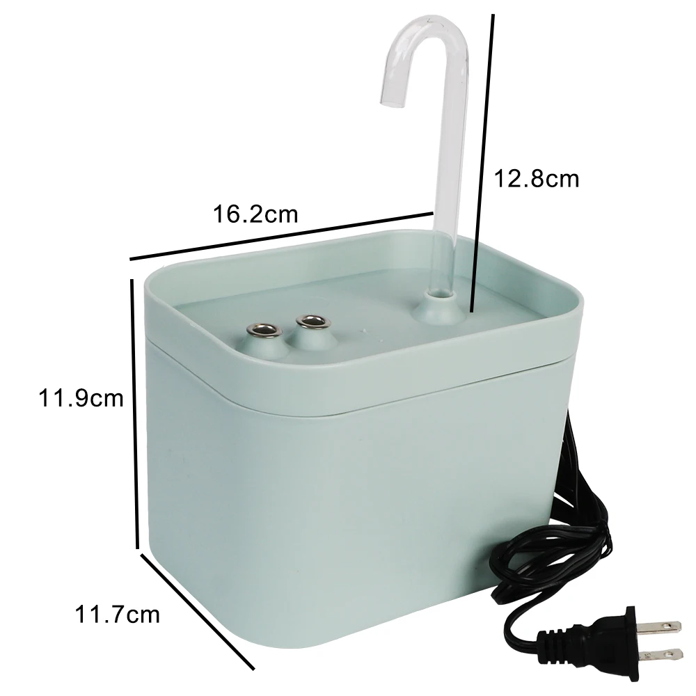 USB Electric Recirculate Filtring Mute Auto Filter for Cats Pet Water Cat Water Fountain 1.5L Cat Drinker Bowl Dispenser