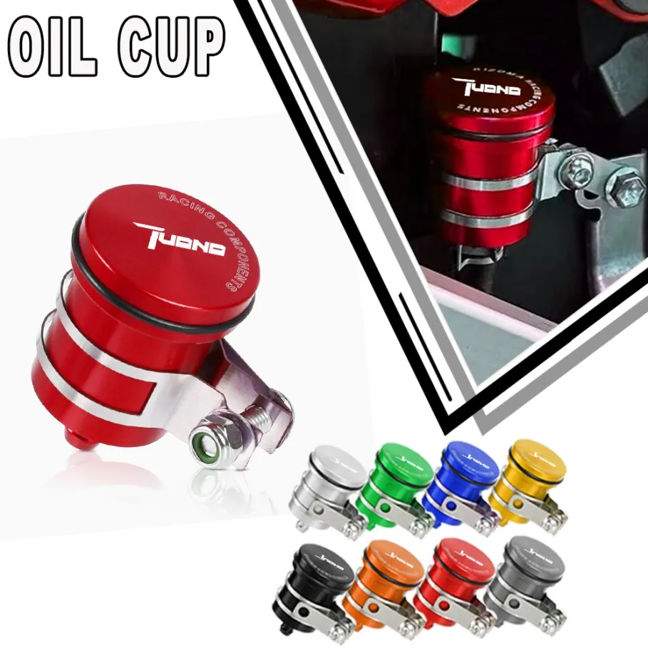 

FOR Aprilia Tuono Factory 660 RS V4 RSV1000/R 1000/R V4R RS125 250 Motorcycle Brake Clutch Tank Cylinder Fluid Oil Reservoir Cup
