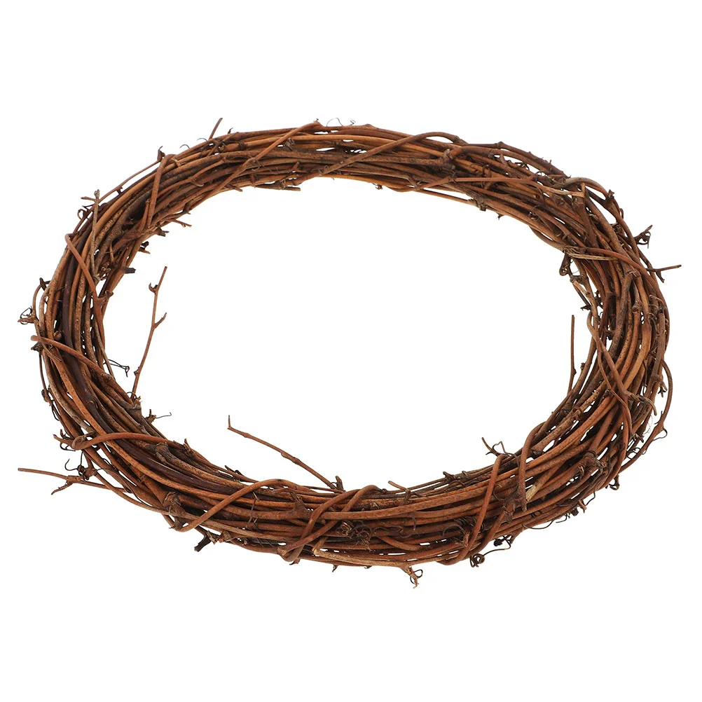 

Rattan Grape Base Twisted Christmas Branch Frame Twig Craft Hoop Grapevine Branch Twig Vine Garland Grape Vine