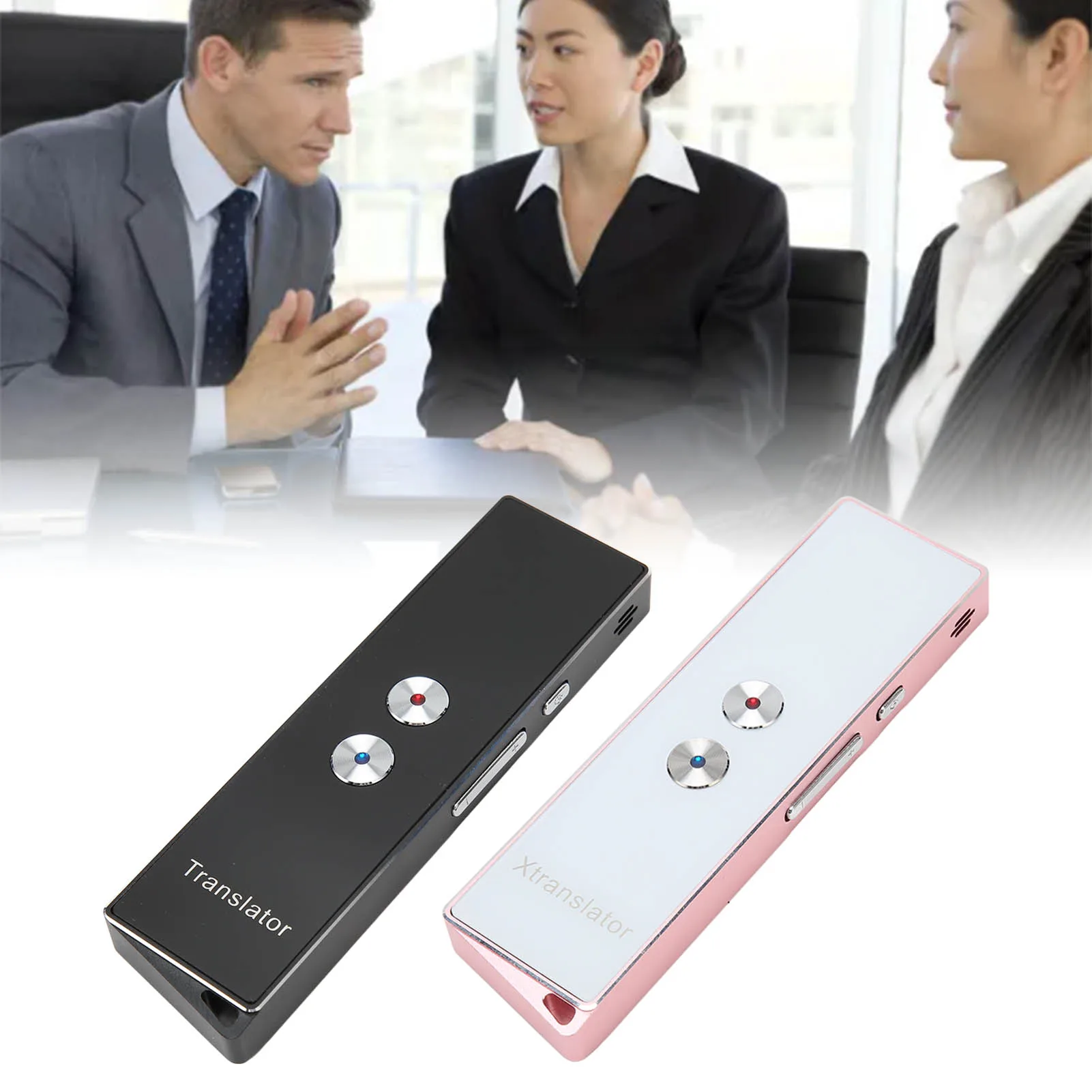 Smart Voice Language Translator Device Clear Fluent Voice Real Time Translation Device 70 Accents for Learn for Travel