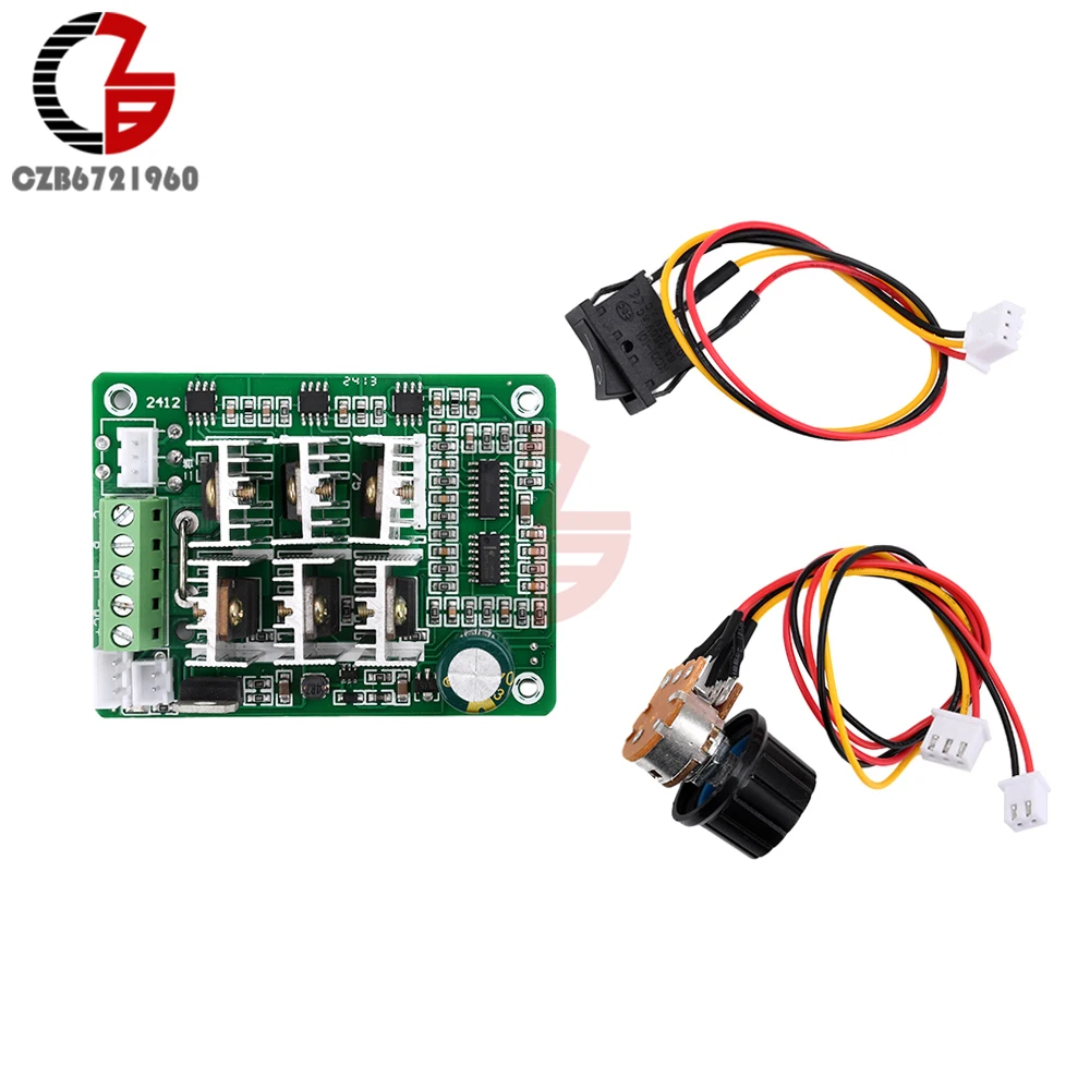 DC5-36V 15A Brushless Motor Controller 5V 12V 24V 36V Fan Speed Regulator Motor Driver Board for model aircraft drones robots