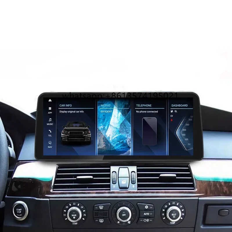 

T12.3-inch Android13 MTK8259 Gps Navigation Car Audio Stereo For 5 Series E60 E61 2003-2010 CCC With Split Screen/DSP